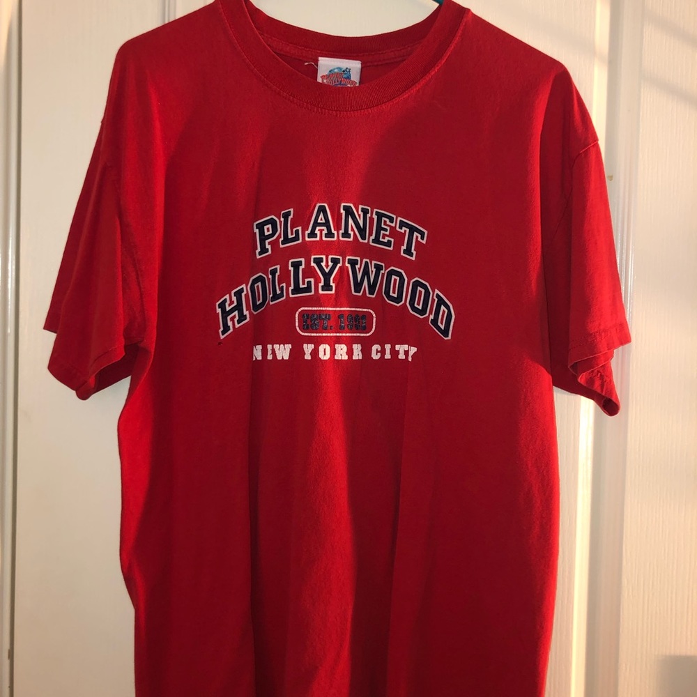 vintage planet hollywood t shirt